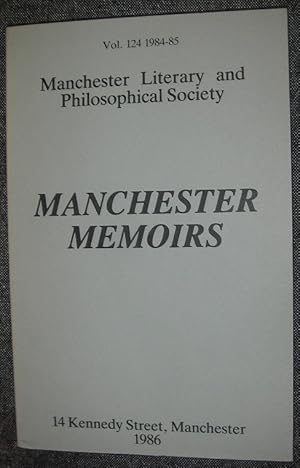 Bild des Verkufers fr Manchester Memoirs Vol.124 1984 - 85 zum Verkauf von eclecticbooks