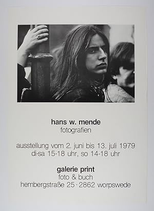 Fotografien. Plakat zur Ausstellung in der Galerie Print.