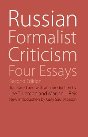 Imagen del vendedor de Russian Formalist Criticism: Four Essays, Second Edition (Regents Critics) [Paperback ] a la venta por booksXpress