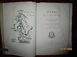Imagen del vendedor de PARIS QUI SOUFFRE - LA BASSE GELE du GRAND CHATELET et les MORGUES MODERNES - 1887 a la venta por LA FRANCE GALANTE