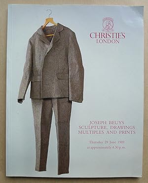 Immagine del venditore per Christie's Auction Catalogue: Joseph Beuys Sculpture, Drawings, Multiples and Prints. Christie's London, Thursday 29 June 1989. venduto da Roe and Moore