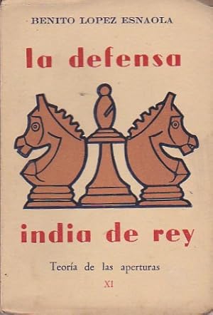 Imagen del vendedor de La defensa india del rey a la venta por LIBRERA GULLIVER