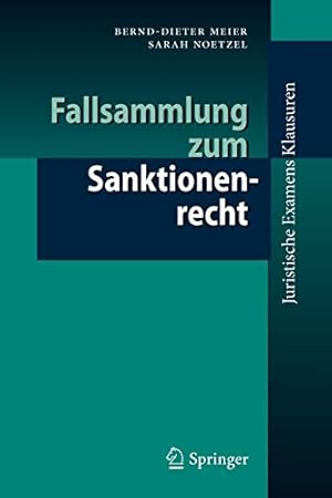 Image du vendeur pour Fallsammlung zum Sanktionenrecht (Juristische ExamensKlausuren) (German Edition) by Meier, Bernd-Dieter [Paperback ] mis en vente par booksXpress