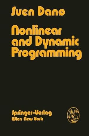 Imagen del vendedor de Nonlinear and Dynamic Programming: An Introduction by Sven Dano, Sven Dan [Paperback ] a la venta por booksXpress