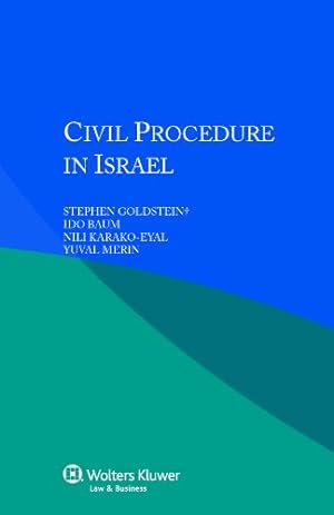 Imagen del vendedor de Civil Procedure in Israel [Soft Cover ] a la venta por booksXpress