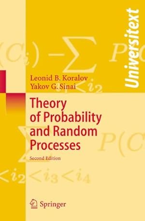 Imagen del vendedor de Theory of Probability and Random Processes (Universitext) by Koralov, Leonid, Sinai, Yakov G. [Paperback ] a la venta por booksXpress