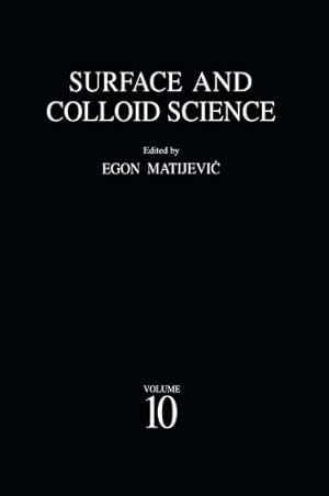 Seller image for Surface and Colloid Science: Volume 10 [Paperback ] for sale by booksXpress