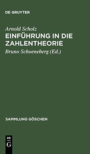 Seller image for Einfuhrung in Die Zahlentheorie (Sammlung G Schen) (German Edition) [Hardcover ] for sale by booksXpress