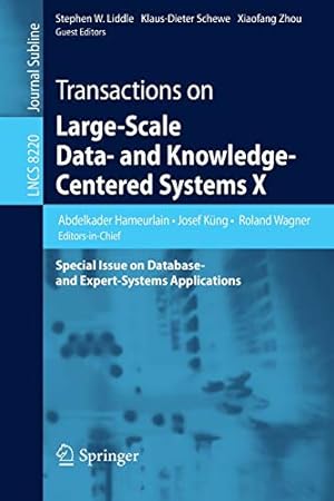 Seller image for Transactions on Large-Scale Data- and Knowledge-Centered Systems X: Special Issue on Database- and Expert-Systems Applications (Lecture Notes in Computer Science) [Paperback ] for sale by booksXpress