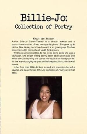 Seller image for Billie-Jo: Collection of Poetry [Soft Cover ] for sale by booksXpress