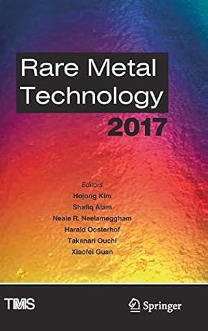 Image du vendeur pour Rare Metal Technology 2017 (The Minerals, Metals & Materials Series) [Hardcover ] mis en vente par booksXpress