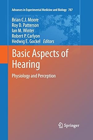 Immagine del venditore per Basic Aspects of Hearing: Physiology and Perception [Paperback ] venduto da booksXpress