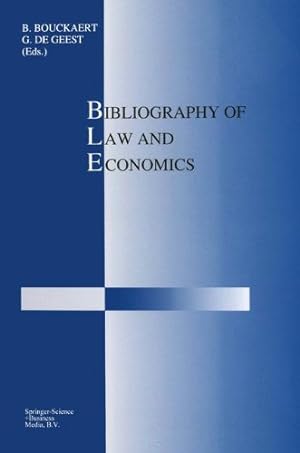 Image du vendeur pour Bibliography of Law and Economics [Paperback ] mis en vente par booksXpress