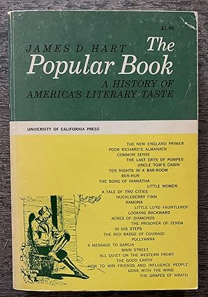 The Popular Book, A History of America's Literary Taste. [inscribed by the author].