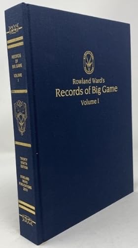 Bild des Verkufers fr Rowland Ward's Records of Big Game XXVIII Edition, Volume I: Africa zum Verkauf von Oddfellow's Fine Books and Collectables