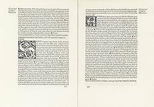 Seller image for Six leaves from The Golden Legend for sale by The Kelmscott Bookshop, ABAA