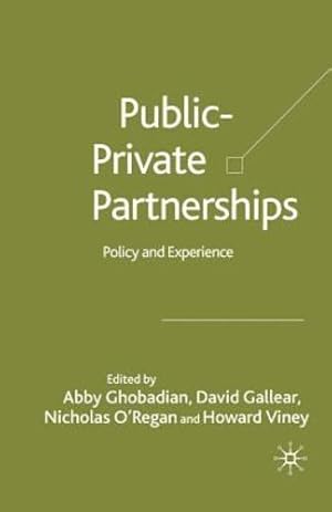 Immagine del venditore per Private-Public Partnerships: Policy and Experience [Paperback ] venduto da booksXpress