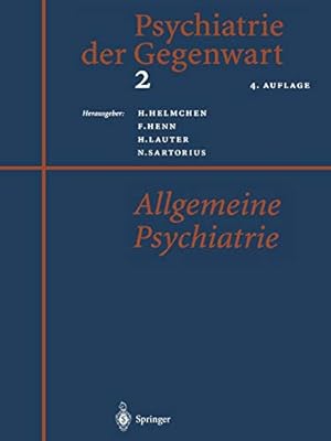 Seller image for Psychiatrie der Gegenwart 2: Allgemeine Psychiatrie (German Edition) [Paperback ] for sale by booksXpress