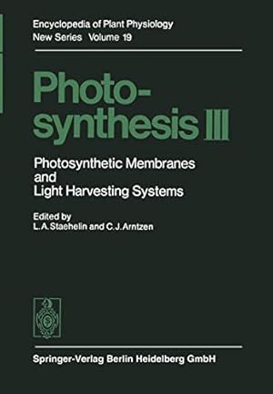 Seller image for Photosynthesis III: Photosynthetic Membranes and Light Harvesting Systems (Encyclopedia of Plant Physiology) [Soft Cover ] for sale by booksXpress