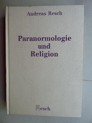 Immagine del venditore per Paranormologie und Religion. Reihe: Institut fr Grenzgebiete der Wissenschaft "Imago Mundi" Schriftenreihe fr Ausbau und Vertiefung des christlichen Welt- und Menschenbildes Band XV. venduto da Antiquariat Heinzelmnnchen