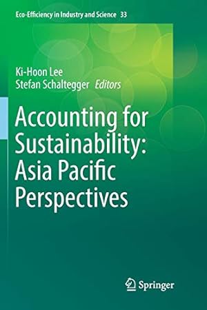 Seller image for Accounting for Sustainability: Asia Pacific Perspectives (Eco-Efficiency in Industry and Science) [Paperback ] for sale by booksXpress
