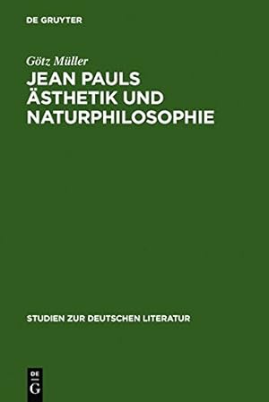 Image du vendeur pour Jean Pauls Asthetik Und Naturphilosophie [Print on Demand (Hardcover) ] mis en vente par booksXpress