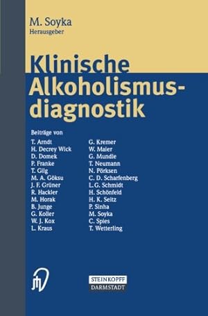 Seller image for Klinische Alkoholismusdiagnostik (German Edition) [Paperback ] for sale by booksXpress