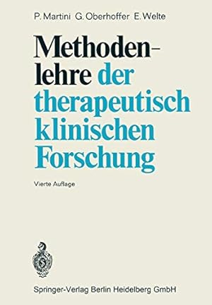 Immagine del venditore per Methodenlehre Der Therapeutisch-Klinischen Forschung (German Edition) [Soft Cover ] venduto da booksXpress