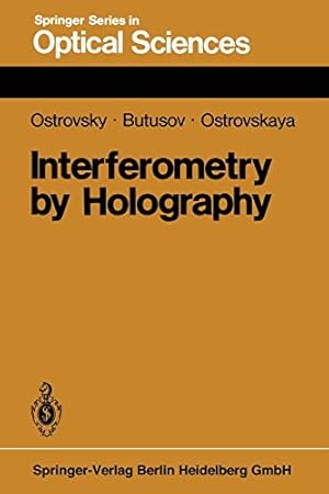 Seller image for Interferometry by Holography (Springer Series in Optical Sciences) (Volume 20) [Soft Cover ] for sale by booksXpress