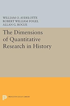 Seller image for The Dimensions of Quantitative Research in History (Quantitative Studies in History) by Aydelotte, William O., Fogel, Robert William, Bogue, Allan G. [Paperback ] for sale by booksXpress