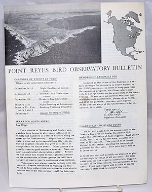 Point Reyes Bird Observatory Bulletin