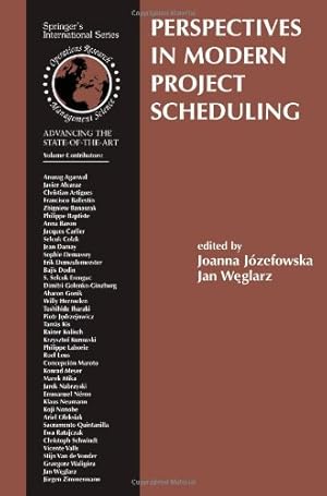 Bild des Verkufers fr Perspectives in Modern Project Scheduling (International Series in Operations Research & Management Science) [Paperback ] zum Verkauf von booksXpress