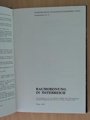 Immagine del venditore per Raumordnung in sterreich venduto da avelibro OHG
