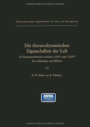 Immagine del venditore per Die thermodynamischen Eigenschaften der Luft im Temperaturbereich zwischen -210°C und +1250°C bis zu Drücken von 4500 bar (Thermodynamische Eigenschaften der Gase und Flüssigkeiten) (German Edition) by Baehr, Hans D., Schwier, K. [Paperback ] venduto da booksXpress