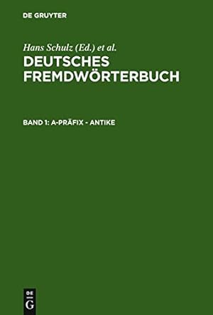 Seller image for a-Präfix - Antike (German Edition) by Schulz, Hans [Hardcover ] for sale by booksXpress