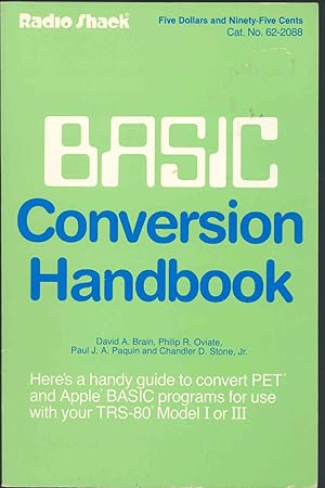 Imagen del vendedor de The BASIC conversions Handbook for Apple, TRS-80 and PET users. a la venta por Joseph Valles - Books