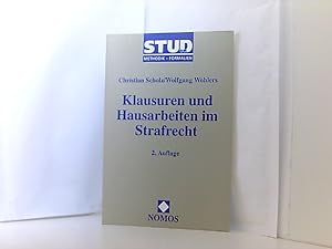 Seller image for Klausuren und Hausarbeiten im Strafrecht. Methodik und Formalien des Gutachtens for sale by Book Broker