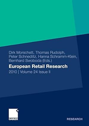 Bild des Verkufers fr European Retail Research: 2010 | Volume 24 Issue II (German Edition) [Paperback ] zum Verkauf von booksXpress