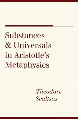 Immagine del venditore per Substances and Universals in Aristotle's "Metaphysics" by Scaltsas, Theodore [Paperback ] venduto da booksXpress