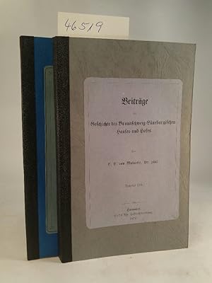 Bild des Verkufers fr Beitrge zur Geschichte des Braunschweig-Lneburgischen Hauses und Hofes: Sechstes und Siebentes Heft, 2 Ausgaben zum Verkauf von ANTIQUARIAT Franke BRUDDENBOOKS