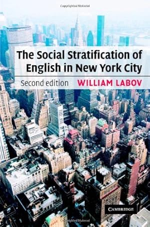 Immagine del venditore per The Social Stratification of English in New York City by Labov, William [Hardcover ] venduto da booksXpress