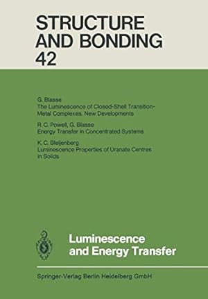Imagen del vendedor de Luminescence and Energy Transfer (Structure and Bonding) (Volume 42) [Soft Cover ] a la venta por booksXpress