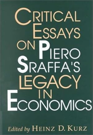 Imagen del vendedor de Critical Essays on Piero Sraffa's Legacy in Economics [Hardcover ] a la venta por booksXpress