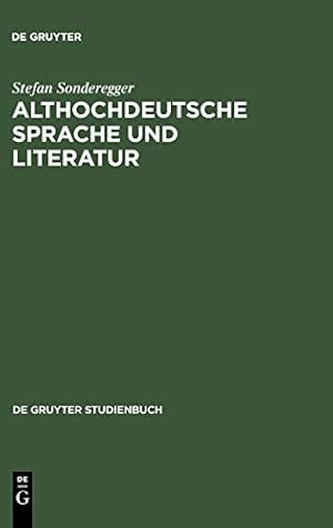 Seller image for Althochdeutsche Sprache und Literatur (de Gruyter Studienbuch) (German Edition) [Soft Cover ] for sale by booksXpress