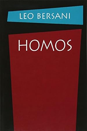 Immagine del venditore per Homos by Bersani, Leo [Paperback ] venduto da booksXpress