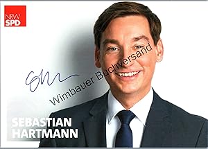 Immagine del venditore per Original Autogramm Sebastian Hartmann SPD Vorsitzender NRW /// Autogramm Autograph signiert signed signee venduto da Antiquariat im Kaiserviertel | Wimbauer Buchversand