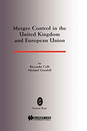 Image du vendeur pour Merger Control in the United Kingdom and EUropean Union [Soft Cover ] mis en vente par booksXpress