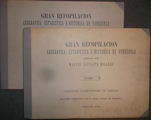 Gran recopilación geográfica, estadistica e histórica de Venezuela (2 tomos cpl./ 2 Bände KOMPLET...