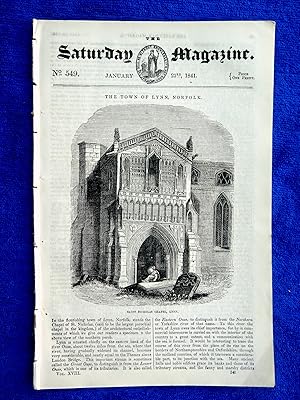 The Saturday Magazine No 549, CALCULATING MACHINES,+ LYNN Norfolk,1841