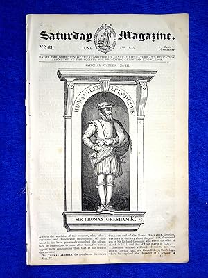 The Saturday Magazine No 61,SHETLAND ISLAND BIRD CATCHING, WEYER's CAVE,1833